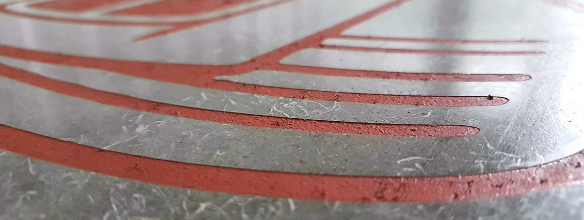 Bodenlogo Schriftzug